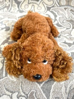 4/$20 Russ Cocker Spaniel Puppy Dog Vintage ‘90’s Plush Brown “Scotch”